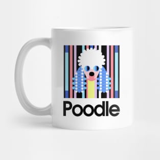 Poodle 70s Dog Owner Vintage Funny Retro Poodle Mug